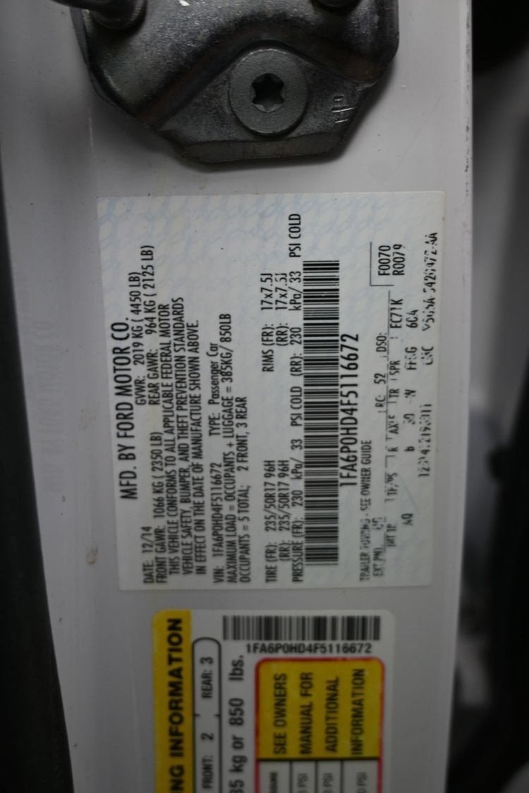 2015 Ford Fusion SE