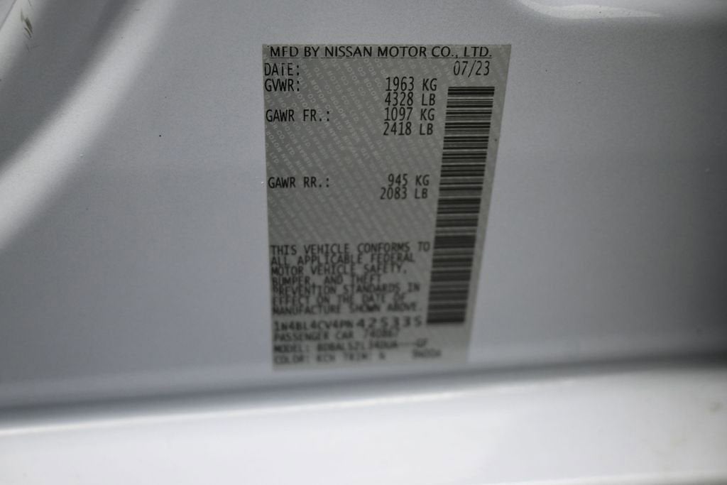 2023 Nissan Altima SR FWD