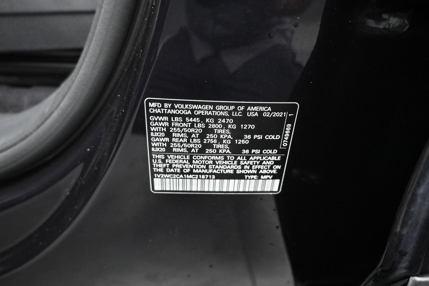 2021 Volkswagen Atlas Cross Sport 2.0T SE w/Technology