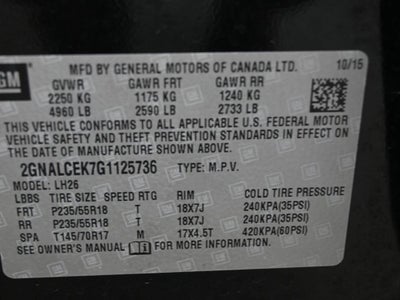 2016 Chevrolet Equinox LT