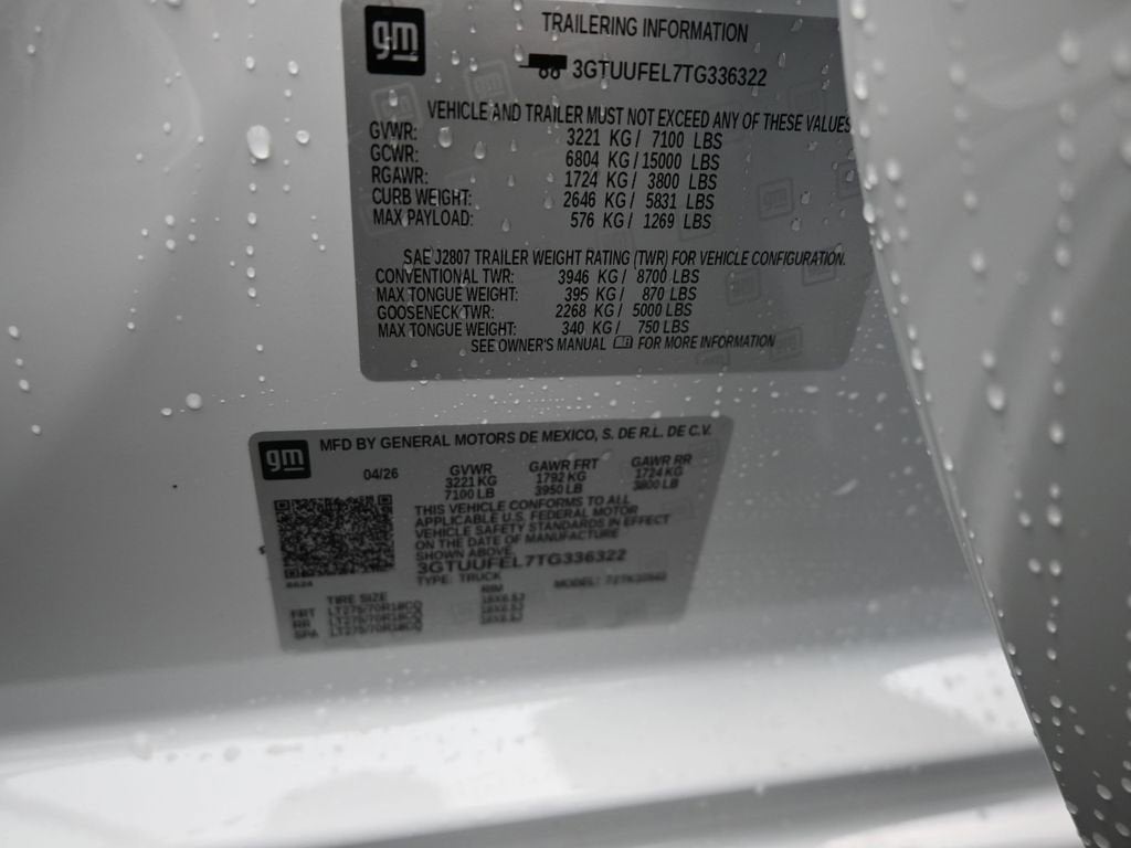 2026 GMC Sierra 1500 AT4X