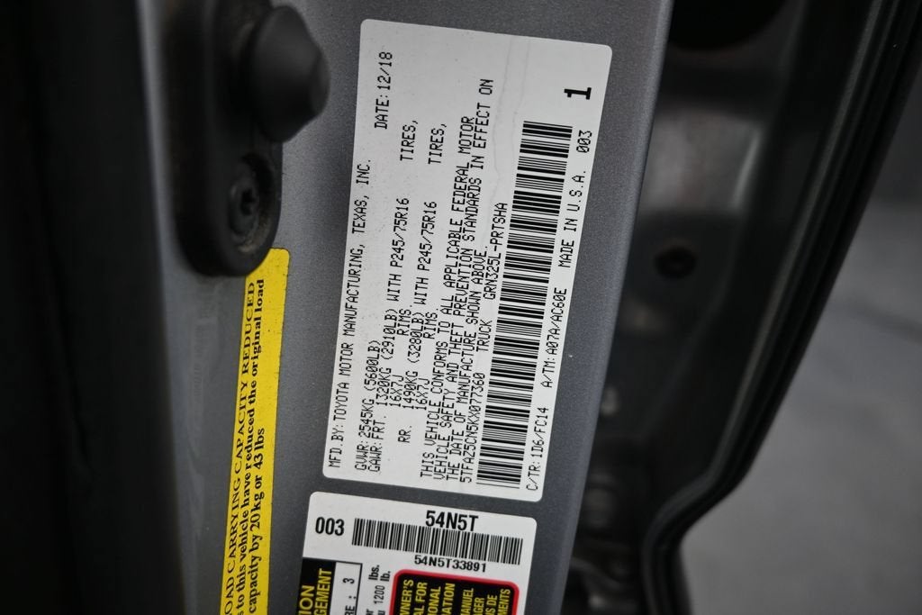 2019 Toyota Tacoma SR5 V6
