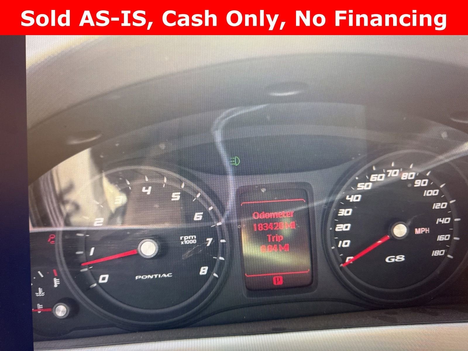 2009 Pontiac G8 BASE