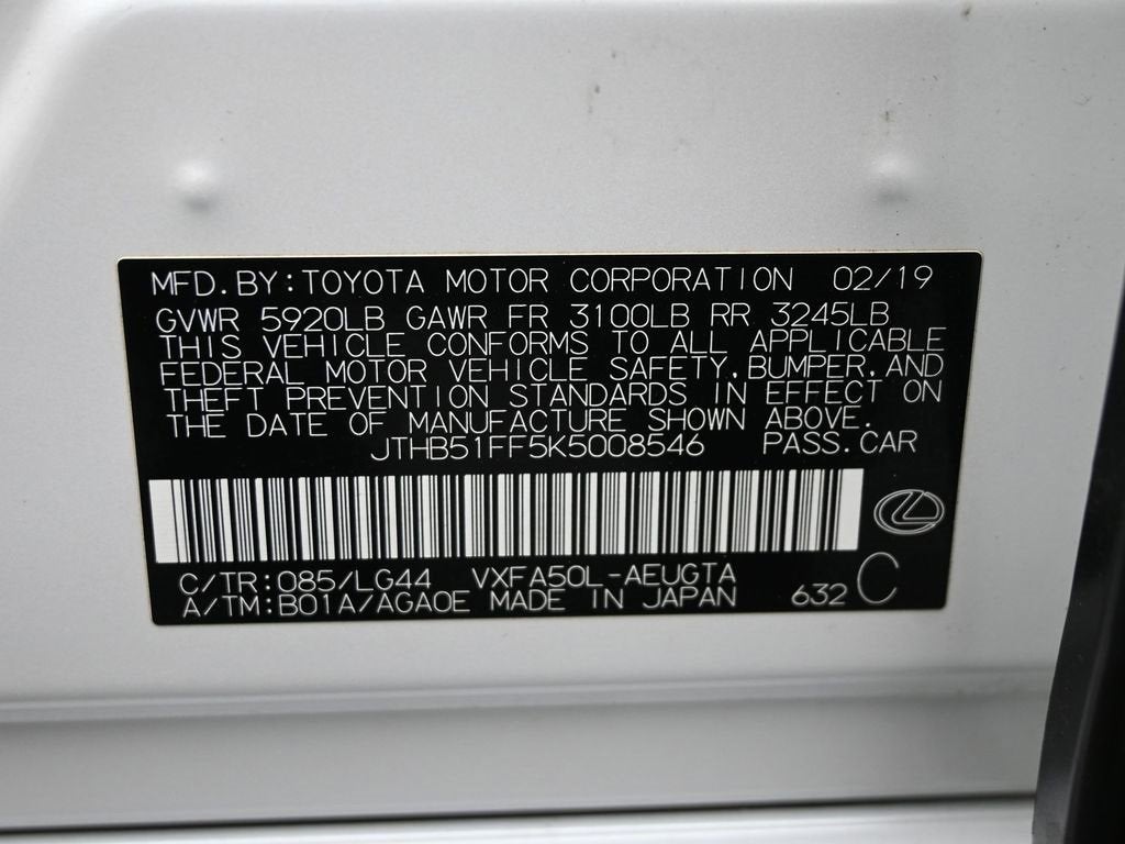 2019 Lexus LS LS 500